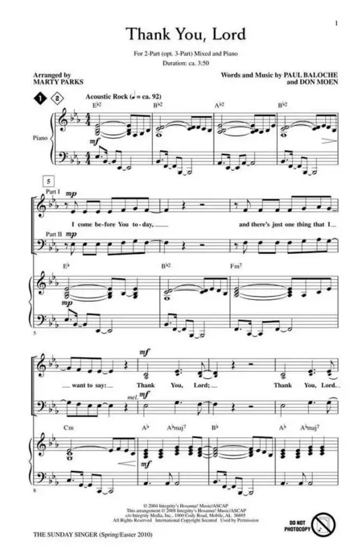 Rabatt The Sunday Singer Spring/Easter 21