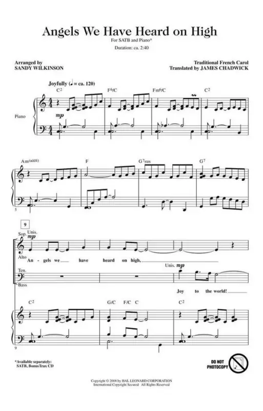 Kracherpreis Angels we have heard on High