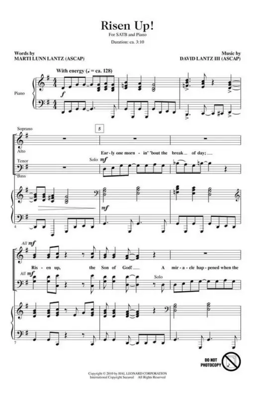 Wochenendangebot David Lantz III, Risen Up!