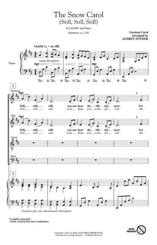 Zertifiziert The Snow Carol