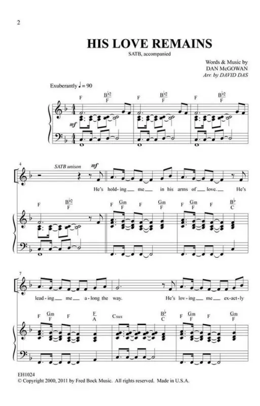 Kracherpreis Dan McGowan, His Love Remains