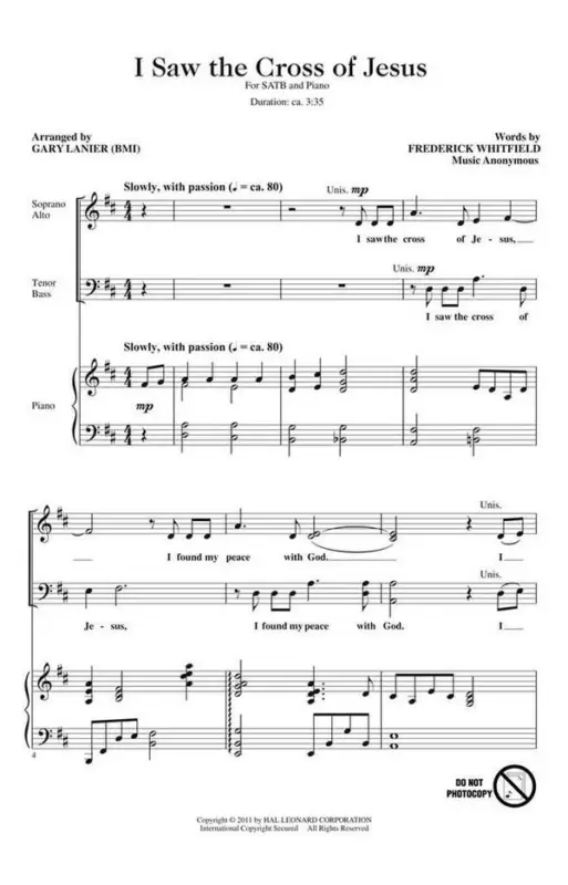 Ausverkauf Anonymous, I saw the Cross Jesus