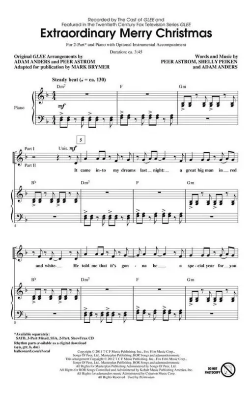 Adam Anders_Peer Astrom_Shelly Peiken, Extraordinary Merry Christmas Kracherpreis