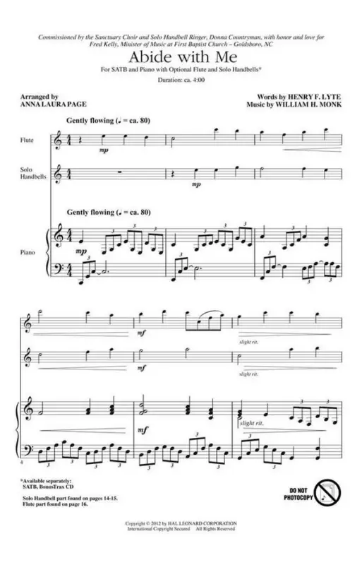 Wochenendangebot William H. Monk, Abide with Me