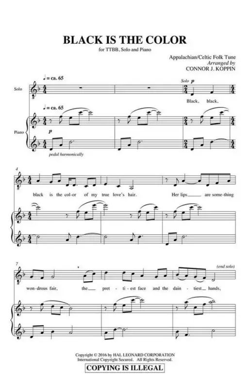 Billig Black Is the Color