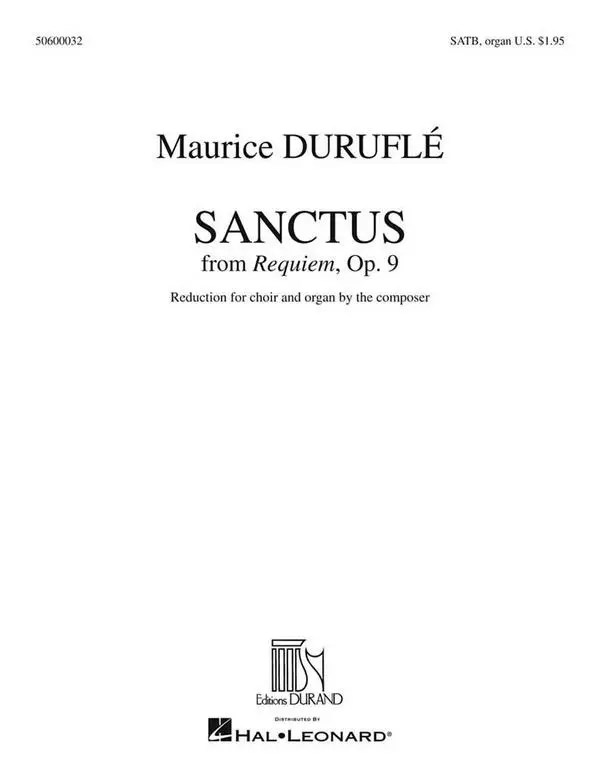Maurice Duruflé, Sanctus Sonderangebot