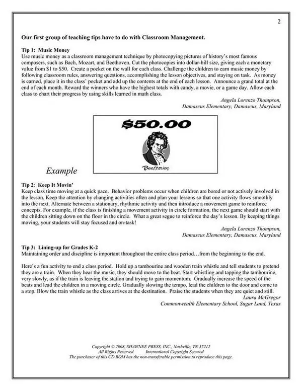 101 Ideas for the Music Classroom Kostenloser Rückversand