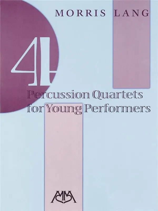 4 Percussion Quartets for Young Performers Sale