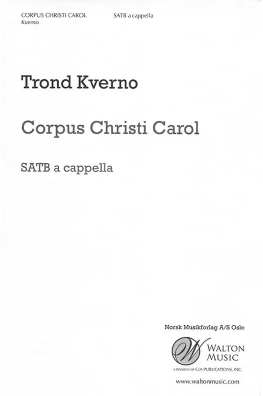 Trond Kverno, Corpus Christi Carol Jetzt Kaufen