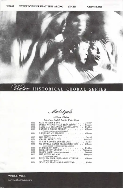 Aktuell Thomas Greaves, Sweet Nymphs That Trip Along