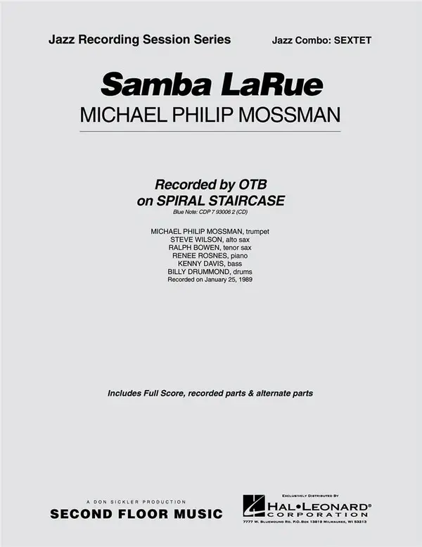 Begrenztes Angebot Michael Philip Mossman, Samba Larue - Sextet