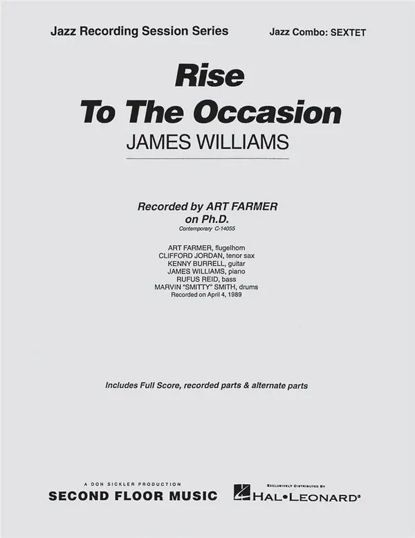 Finale Aktion James Williams, Rise to the Occasion