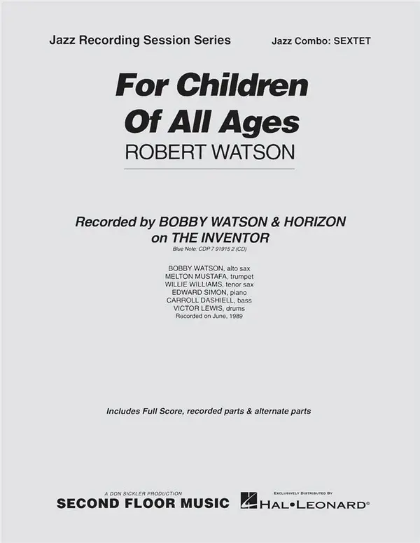 Neuheit Robert Watson, For Children of All Ages