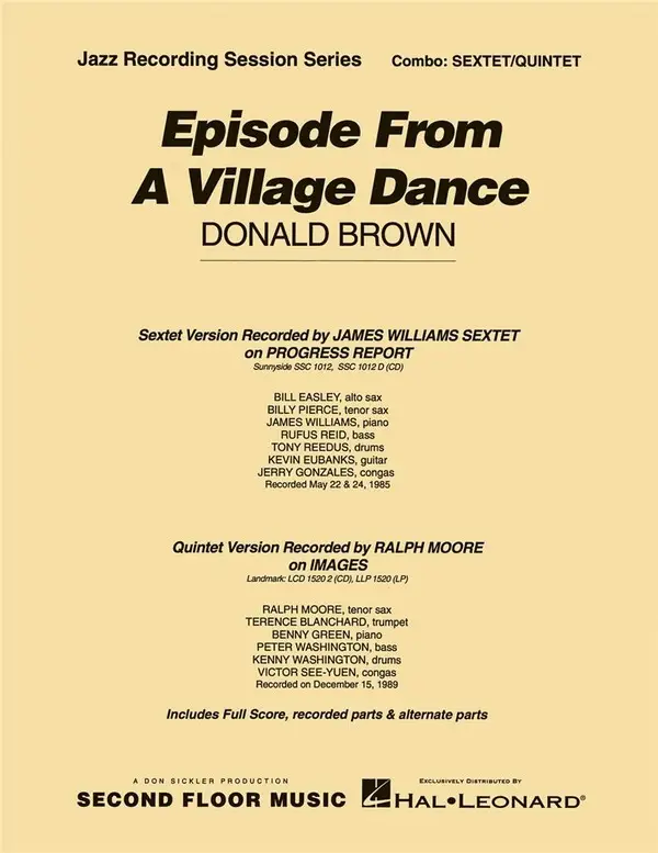 Nur Heute Donald Brown, Episode from a Village Dance