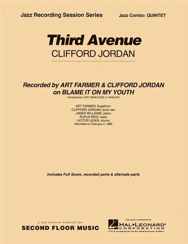 Clifford Jordan, Third Avenue Meistverkauft
