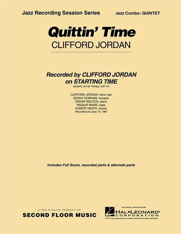 Must-Have Clifford Jordan, Quittin' Time