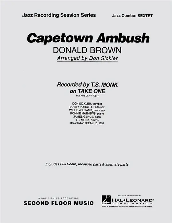 Bestpreis Donald Brown, Capetown Ambush