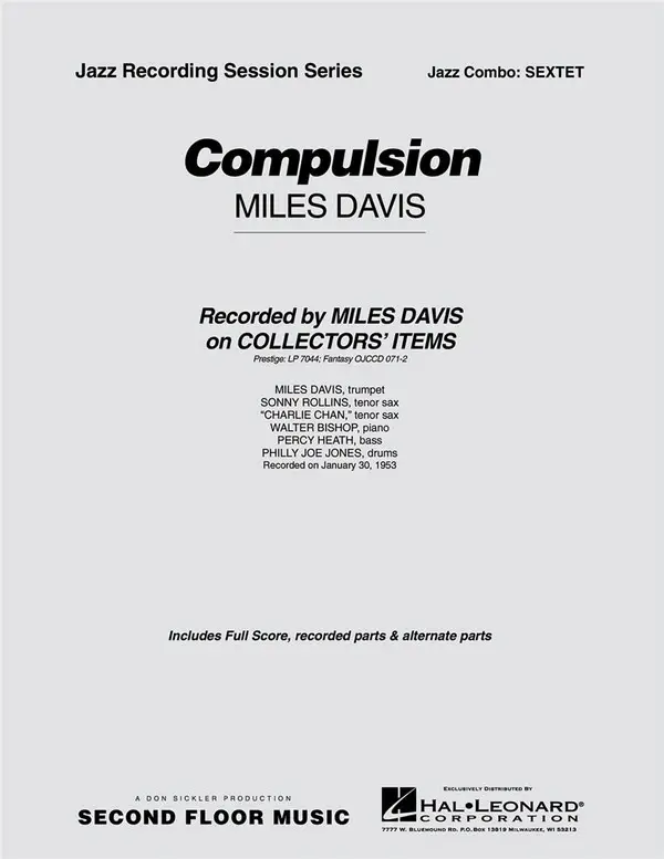 Schneller Versand Miles Davis, Compulsion