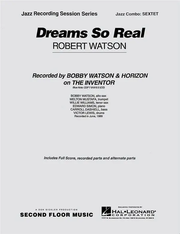 Robert Watson, Dreams So Real Ammouliani Begrenztes Angebot