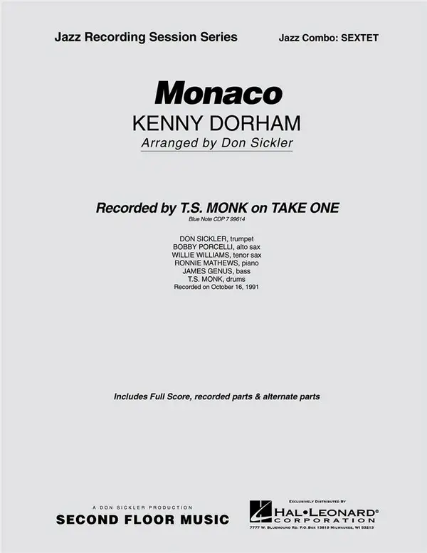 Saisonangebot Kenny Dorham, Monaco