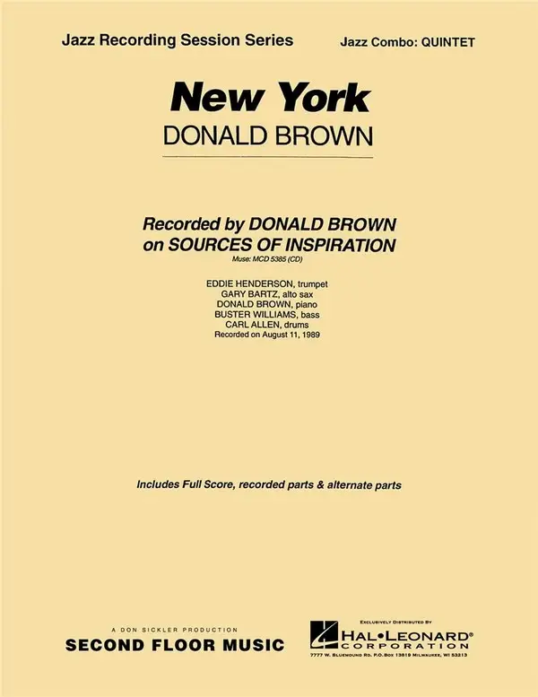 Donald Brown, New York Sonderaktion