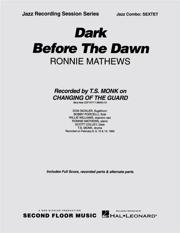 Ronnie Mathews, Dark Before the Dawn Neu Im Sortiment