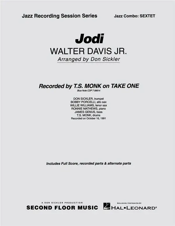 Ausverkauf Walter Davis, Jr., Jodi