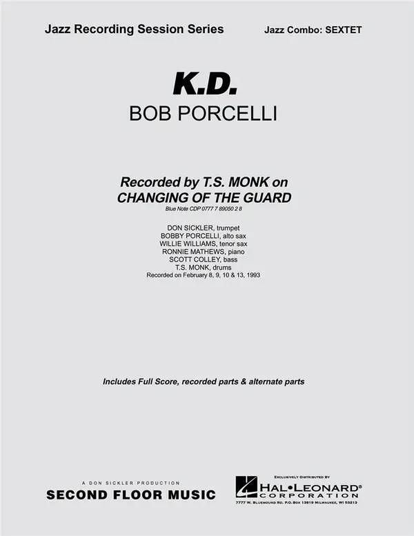 Bob Porcelli, K.D. Kostenloser Versand