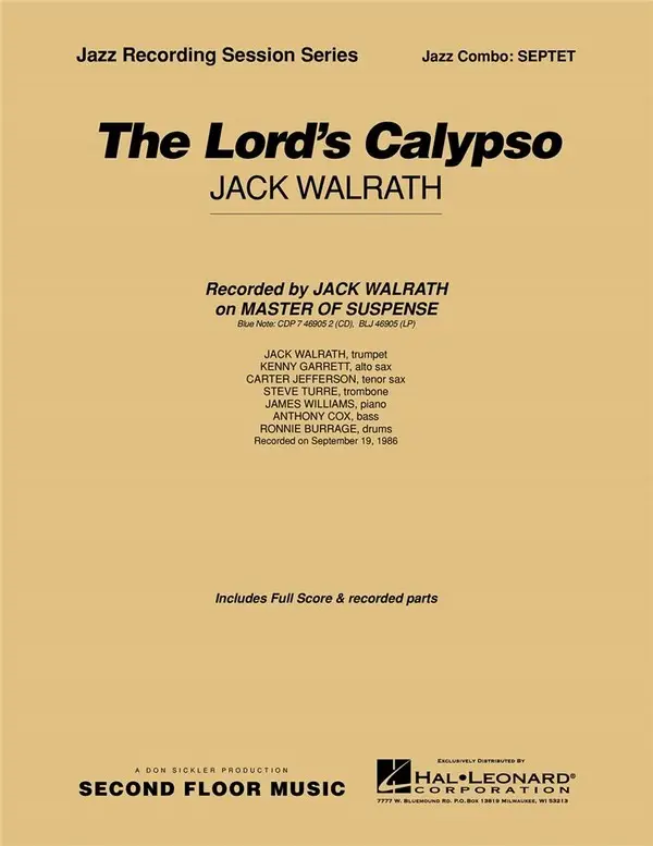 Mega-Angebot Jack Walrath, The Lord's Calypso