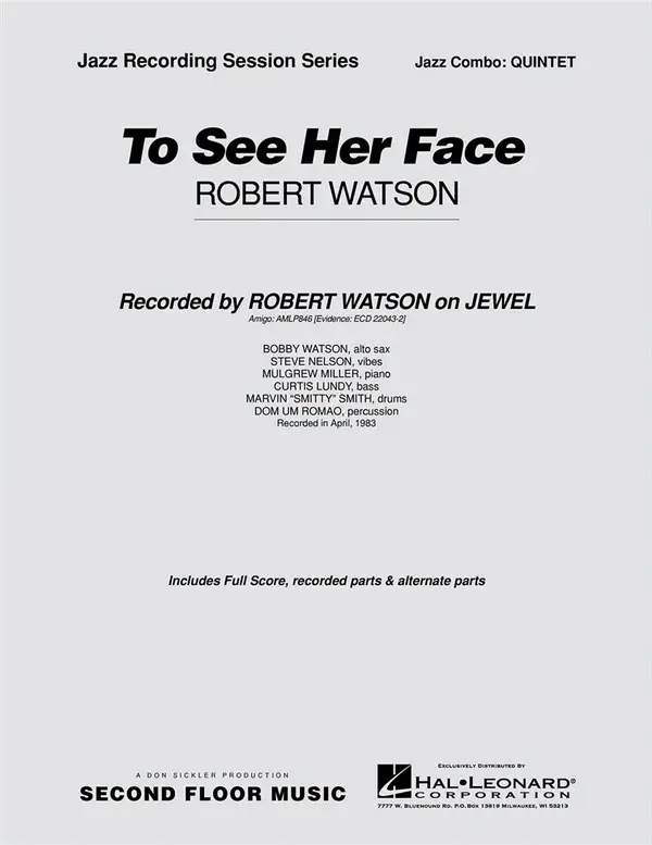 Robert Watson, To See Her Face Sichere Zahlung