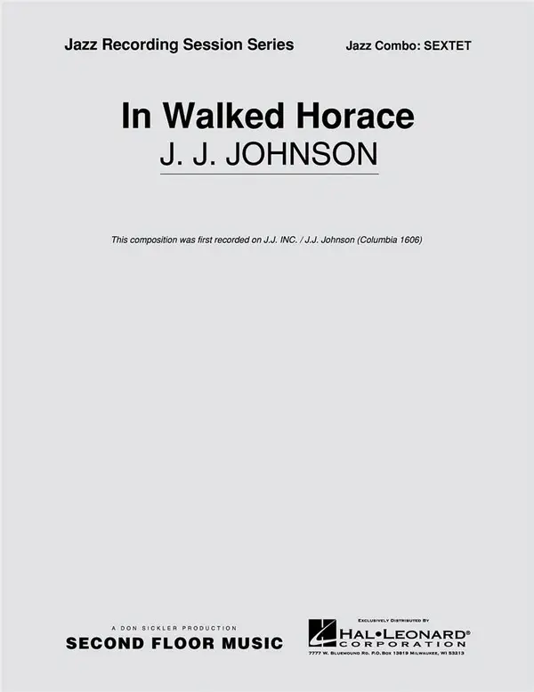 Knallerangebot J.J. Johnson, In Walked Horace