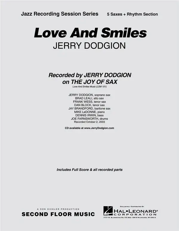 Direktkauf Jerry Dodgion, Love and Smiles