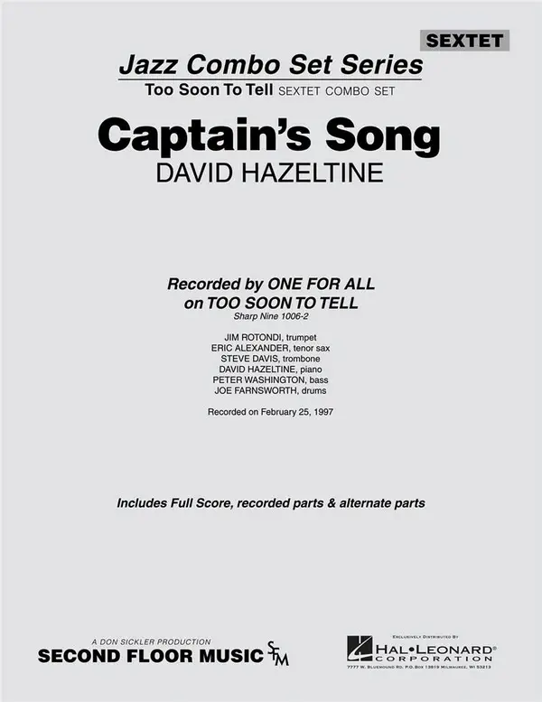 Aktuell David Hazeltine, Captain's Song