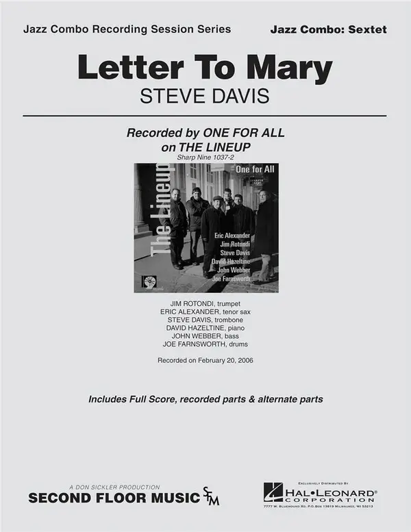 Markenware Steve Davis, Letter to Mary