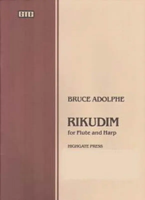 Bruce Adolphe, Rikudim for Flute and Harp Direktkauf