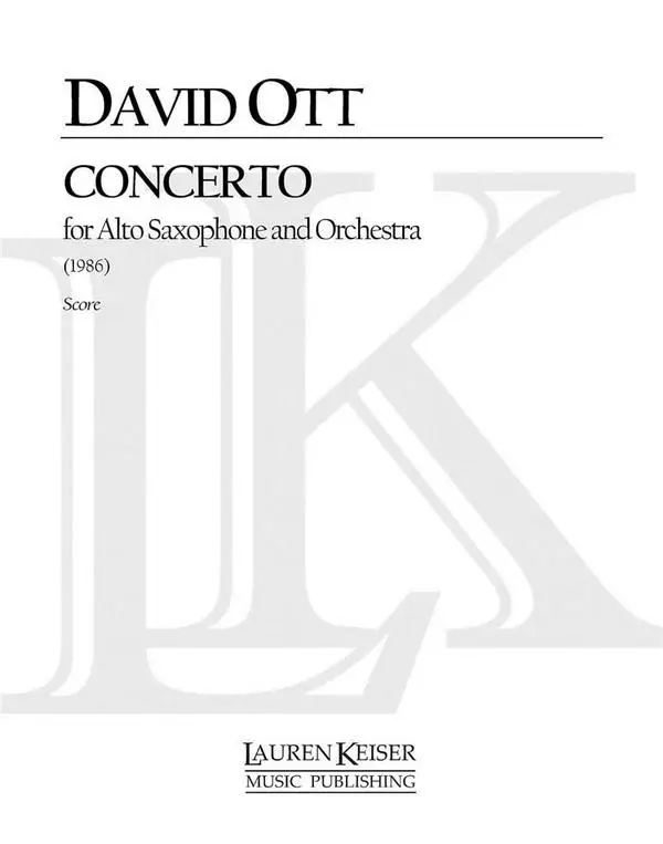David Ott, Saxophone Concerto Schnäppchen