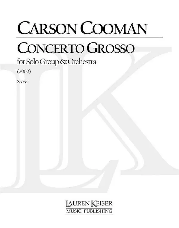 Carson Cooman, Concerto Grosso Letzte Chance
