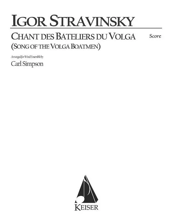 Bestpreis Igor Stravinsky, Chant des Bateliers du Volga