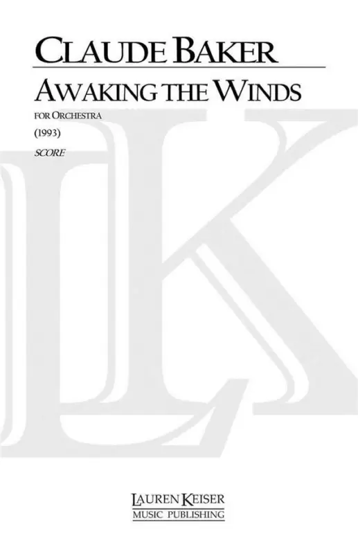 Claude Baker, Awaking the Winds Angebot