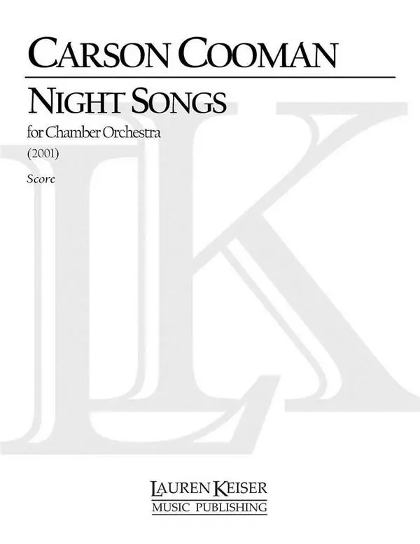 Bestpreis Carson Cooman, Night Songs