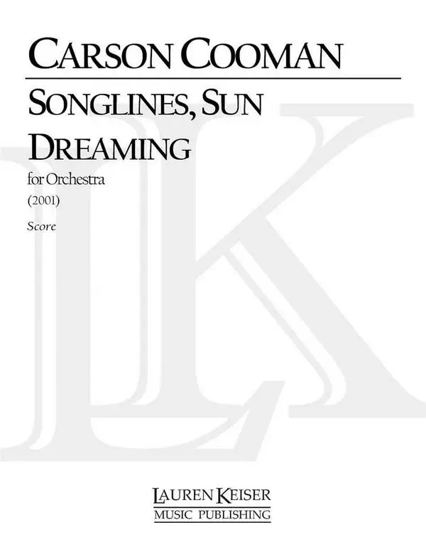 Carson Cooman, Songlines, Sun Dreaming Sale