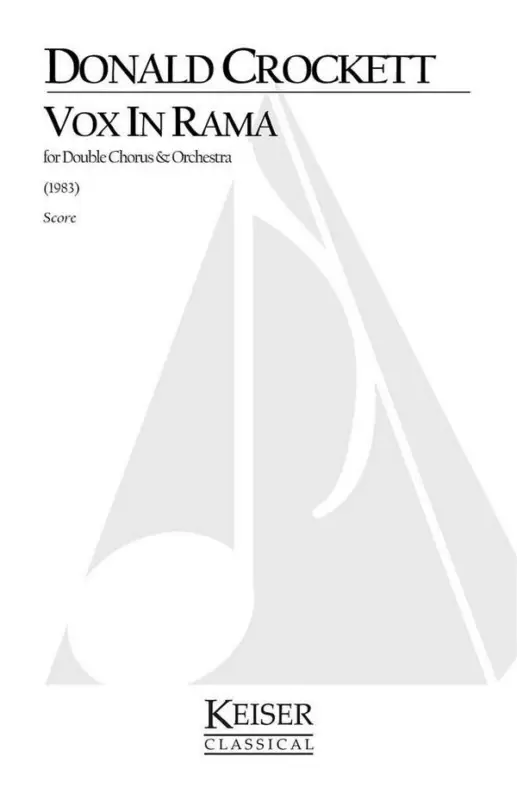 Bestpreis Donald Crockett, Vox in Rama