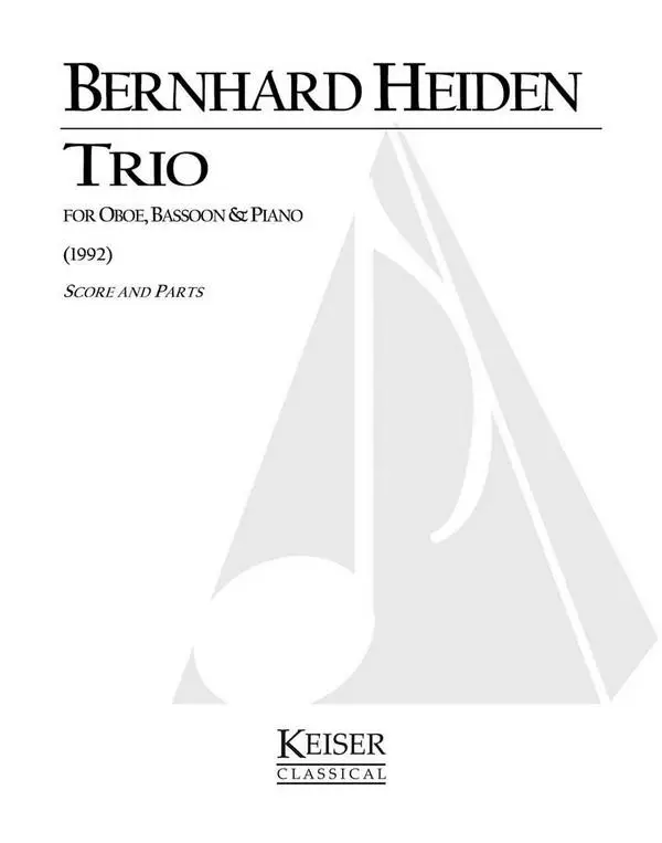 Bernhard Heiden, Trio for Oboe, Bassoon and Piano Preisreduziert