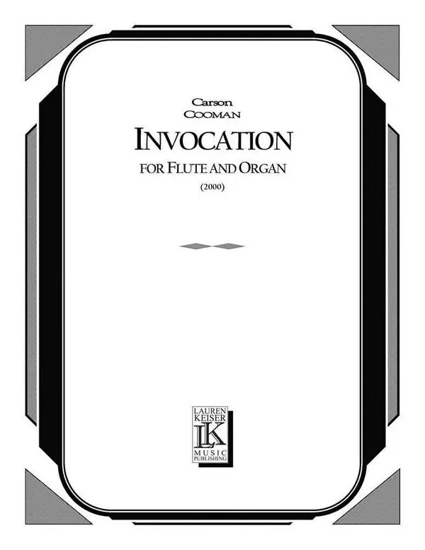 Bestpreis Carson Cooman, Invocation