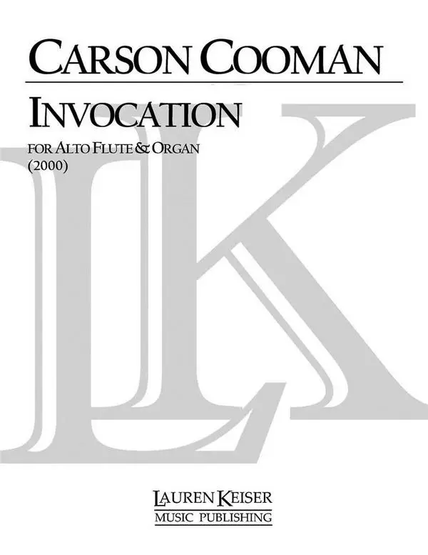 Carson Cooman, Invocation for Alto Flute and Organ Online Kaufen