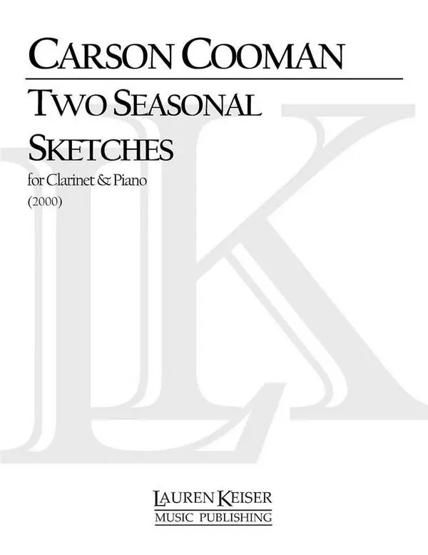 Carson Cooman, Two Seasonal Sketches, Set I Markenware