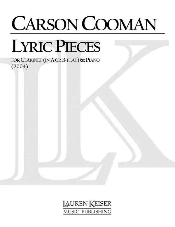 Carson Cooman, Lyric Pieces Sichere Zahlung