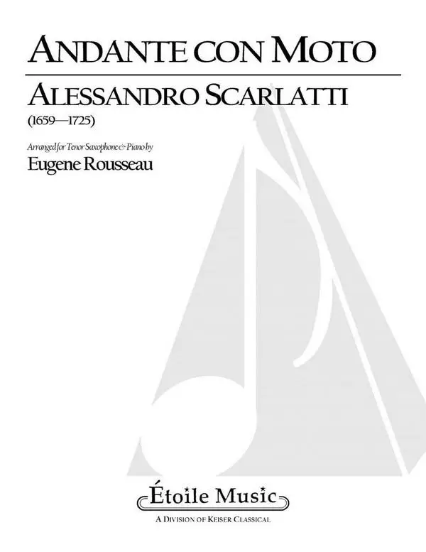 Alessandro Scarlatti, Andante Con Moto Preiswert