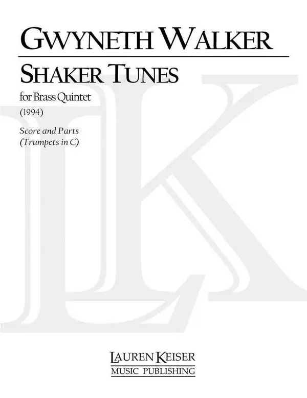 Angebot Gwyneth Walker, Shaker Tunes