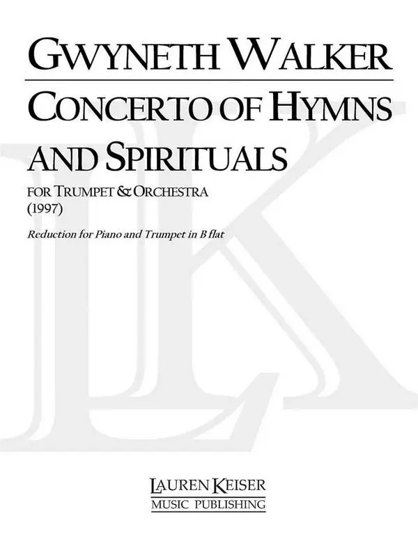 Top-Preis Gwyneth Walker, A Concerto of Hymns and Spirituals